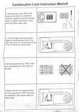 Load image into Gallery viewer, Personalised Letter Box Post Box Wall Mounted with Combination Lock