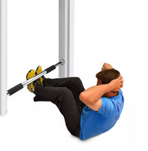 Load image into Gallery viewer, Doorway Pull Up Bar Chin Up Sit-Up Strength Body Workout Exercise Fitness Gym!