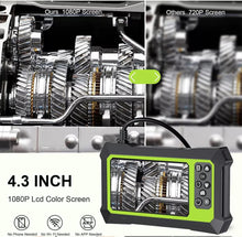 Load image into Gallery viewer, Industrial Endoscope Camera 1080P HD 4.3'' Screen Borescope Inspection Camera