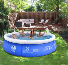 Load image into Gallery viewer, 10ft Inflatable Paddling Pool Outdoor Fast Set Garden Pool