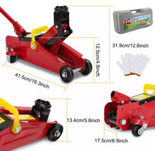 Load image into Gallery viewer, 2 Ton Tonne Hydraulic Trolley Floor Jack With Storage Case