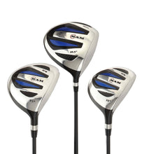 Load image into Gallery viewer, Ram Golf EZ3 Mens 3 x Steel Woods Set 10.5° Driver, 3 & 5 Wood Headcovers Included