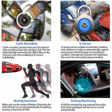 Load image into Gallery viewer, 4" HD 1080P Dash Cam Car Camera Recorder Dual Front and Rear Night Vision