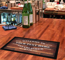 Load image into Gallery viewer, Personalised Home Bar Set Runner, Metal Sign & 4 Coasters