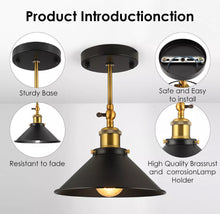 Load image into Gallery viewer, Modern Industrial Retro Rustic Light Lamp Fitting