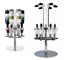 Load image into Gallery viewer, 4 Bottle / 6 Bottle Rotary Home Bar Drinks Optic Dispenser