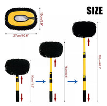 Load image into Gallery viewer, Telescopic Car Wash Brush Kit Mop Long Handle Cleaning Tool