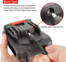 Load image into Gallery viewer, 21V Cordless Mini Hedge Trimmer 2in1 Grass Shear With 2 Batteries