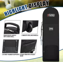 Load image into Gallery viewer, Foldable Golf Bag Travel Case Cover With Wheels