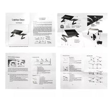 Load image into Gallery viewer, Folding Laptop Stand Riser Table Desk Adjustable