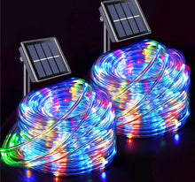 Load image into Gallery viewer, Solar Powered Rope LED String Lights Waterproof Outdoor Garden Patio