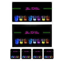 Load image into Gallery viewer, Personalised Home Bar Kit β’ Runner, Metal Sign, 4 Drinks Coasters Set