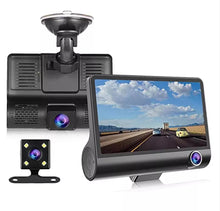 Load image into Gallery viewer, 4" HD 1080P Dash Cam Car Camera Recorder Dual Front and Rear Night Vision