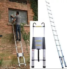 Load image into Gallery viewer, 6.2m Metre Telescopic Ladder 20.3ft Aluminium Ladders