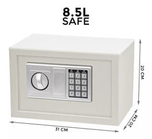 Load image into Gallery viewer, 8.5L Secure Digital Steel Safe 31x20x20cm