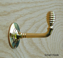 Load image into Gallery viewer, Solid Brass Coat Hook - Antique Style Robe Towel - 3 Sizes Available