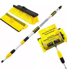 Load image into Gallery viewer, 3 Metre Telescopic Water Fed Car Wash Window Squeegee Brush