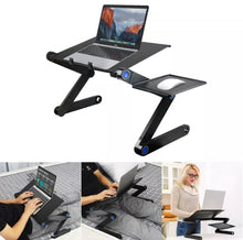 Load image into Gallery viewer, Folding Laptop Stand Riser Table Desk Adjustable