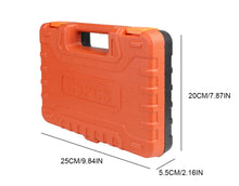 Load image into Gallery viewer, 53Pcs Set 1/4" Socket Ratchet Wrench Kit Drive Car Repairing Tools