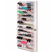 Load image into Gallery viewer, Over Door Metal Hanging Shoe Rack Organiser