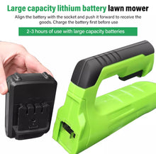Load image into Gallery viewer, 21V Cordless Strimmer Grass Trimmer Weed Cutter, Edger & 2 Batteries