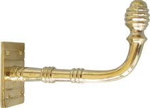 Load image into Gallery viewer, Solid Brass Coat Hook - Antique Style Robe Towel - 3 Sizes Available