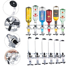 Load image into Gallery viewer, 6 Bottle Wall Mounted Optic Dispenser • Home Bar