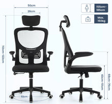 Load image into Gallery viewer, Adjustable Executive Office Chair Ergonomic Mesh Swivel Chair