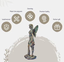 Load image into Gallery viewer, Bronze Effect Angel Statue Garden Ornament