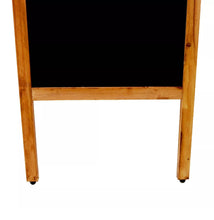 Load image into Gallery viewer, NEW Wooden Chalkboard Blackboard Pavement Display Sign A-Board
