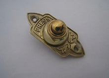 Load image into Gallery viewer, Solid Brass Door Bell Push Button Hard Wired Front Door