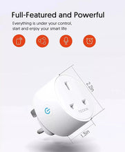 Load image into Gallery viewer, 4 x Smart Plug Sockets Works with Google Alexa Voice App WIFI Timer