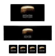 Load image into Gallery viewer, Personalised Home Bar Kit β’ Runner, Metal Sign, 4 Drinks Coasters Set