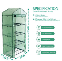 Load image into Gallery viewer, Small Plant 4 Tier Mini Greenhouse
