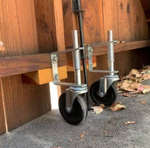Load image into Gallery viewer, Spring Loaded Gate Wheels 4" 102mm