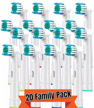 Load image into Gallery viewer, 20 x Electric Toothbrush Replacement Heads for Braun Oral B Models