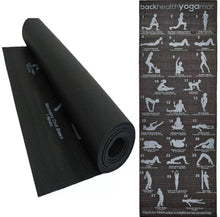 Load image into Gallery viewer, Yoga Mat with 28 Positions Training Guide