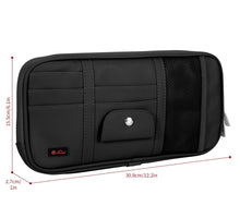 Load image into Gallery viewer, Car Sun Visor Multi-Pocket Pouch PU Leather Organiser