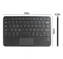 Load image into Gallery viewer, Mini Bluetooth Wireless Keyboard with Touchpad Mouse