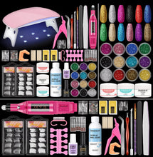 Load image into Gallery viewer, All-in-One Nail Manicure Kit with Lamp and Drill