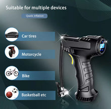 Load image into Gallery viewer, 150psi Cordless Digital Air Compressor Car Bike Tyre Inflator