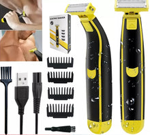 Load image into Gallery viewer, Full Body Wet and Dry Shaver, Men's Facial & Body Shaver