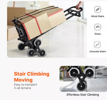 Load image into Gallery viewer, Stair Climbing Cart Heavy Duty Folding Hand Cart Trolley