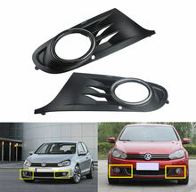Load image into Gallery viewer, For VW Golf 6 MK6 2008-2013 Front Bumper Fog Light Cover Surround Grill Pair L&R