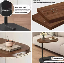 Load image into Gallery viewer, C Shaped Compact Sofa Side End Coffee Table