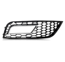 Load image into Gallery viewer, 2 x Fog Light Cover Grills Grilles  Honeycomb For 12-15 Audi A4 B8.5 Black or Black and Chrome