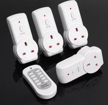 Load image into Gallery viewer, 4 x Wireless Remote Control Smart Switch Plug Sockets