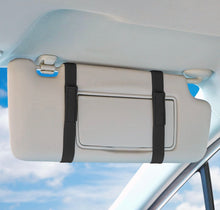 Load image into Gallery viewer, Car Sun Visor Multi-Pocket Pouch PU Leather Organiser