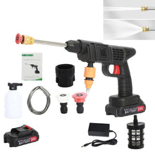 Load image into Gallery viewer, Portable Cordless Pressure Car Washer Jet Water Gun +2 Batteries