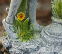 Load image into Gallery viewer, Solar Angel Garden Ornament LED Light Up Wishing Well Fairy Statue